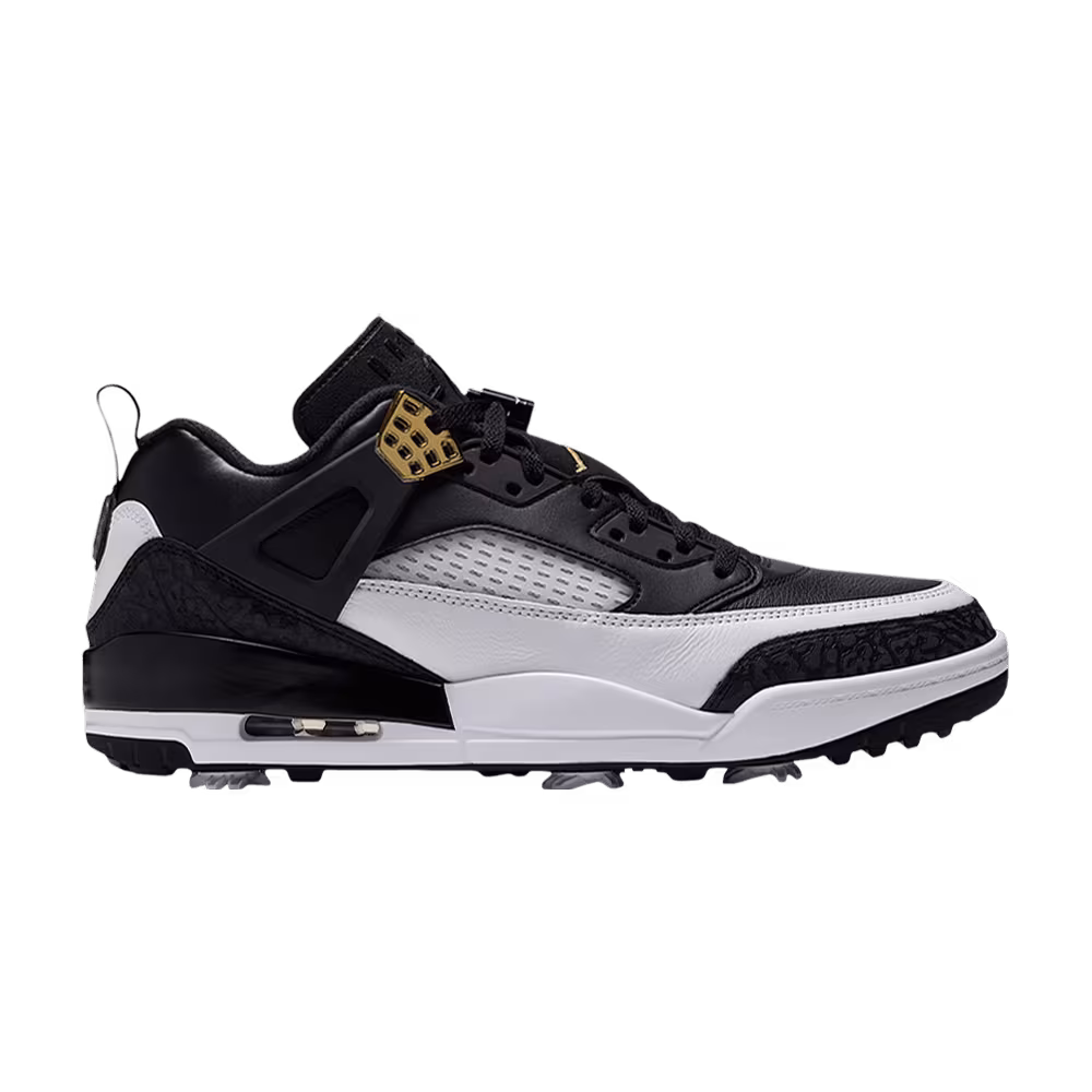 Air Jordan Spizike G Golf Black White Phantom Metallic Gold