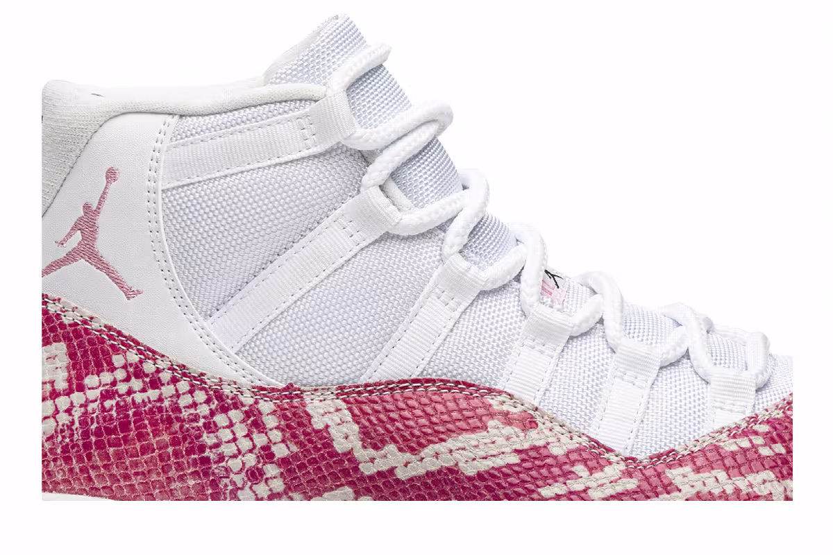 OVO x Air Jordan 11 Pink Snakeskin, view 3