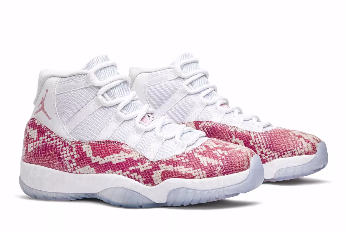 OVO x Air Jordan 11 Pink Snakeskin, view 9