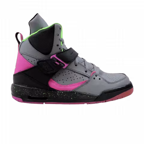 Air Jordan Flight 45 High GS 'Cool Grey Lime'