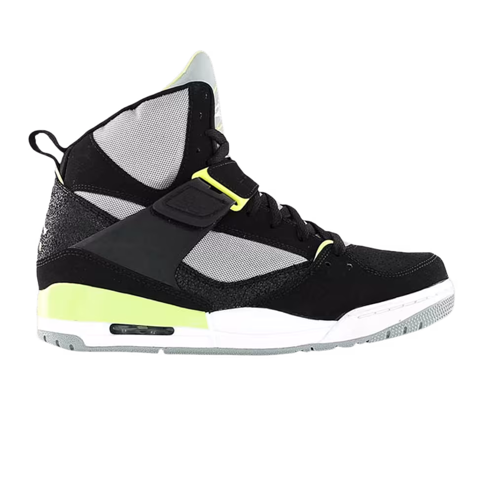 Air Jordan Flight 45 High Black Volt Ice