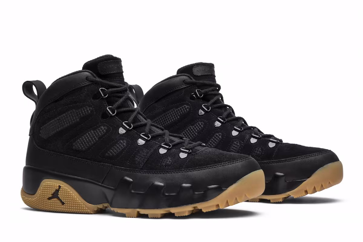 Air Jordan 9 Boot Black, view 9