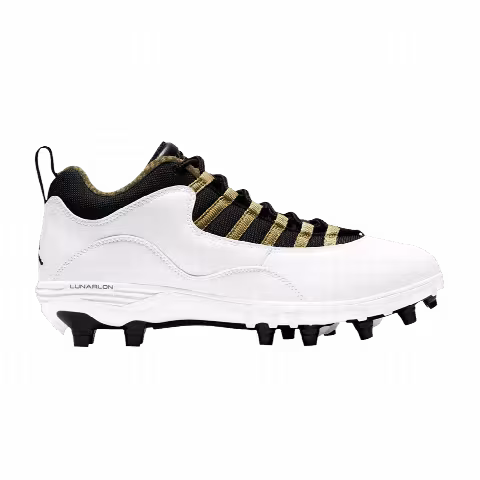Air Jordan 10 TD Low 'White Metallic Gold'