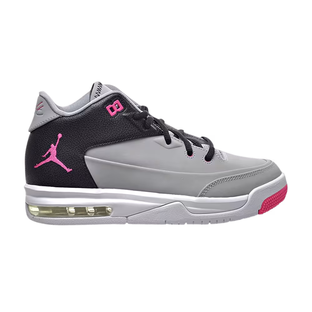 Air Jordan Flight Origin 3 GS Wolf Grey Vivid Pink