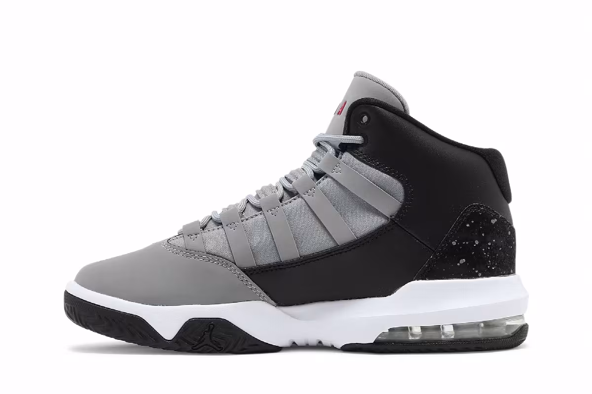 Air Jordan Max Aura GS Particle Grey Rush Pink, view 4