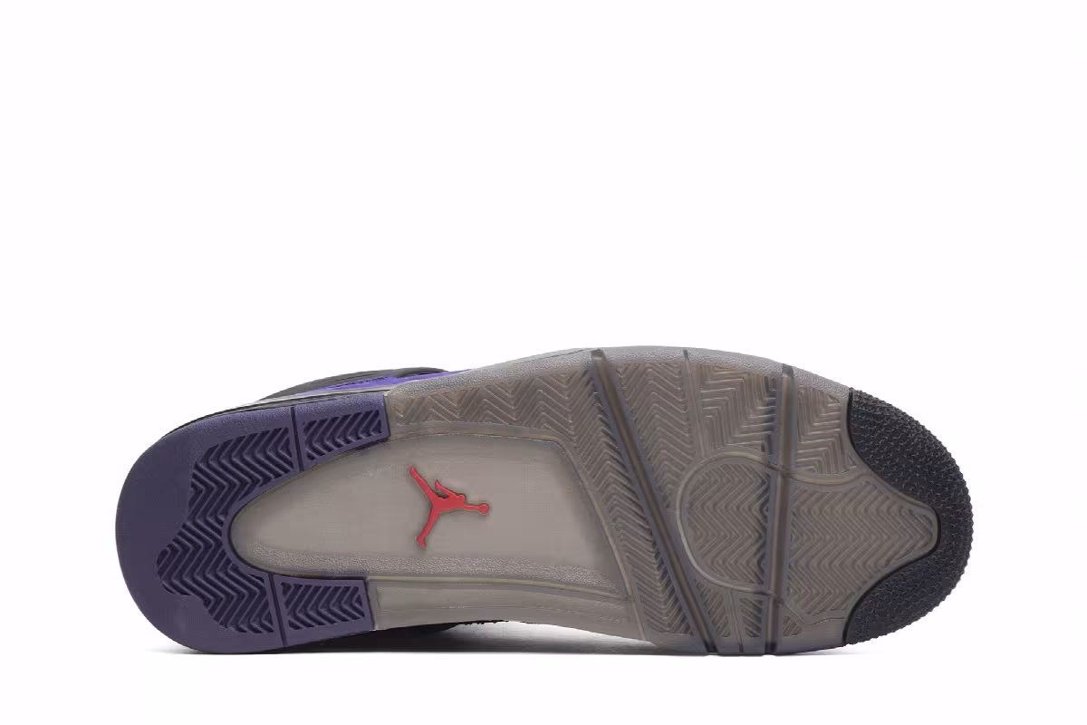 Travis Scott x Air Jordan 4 Purple Suede, view 5