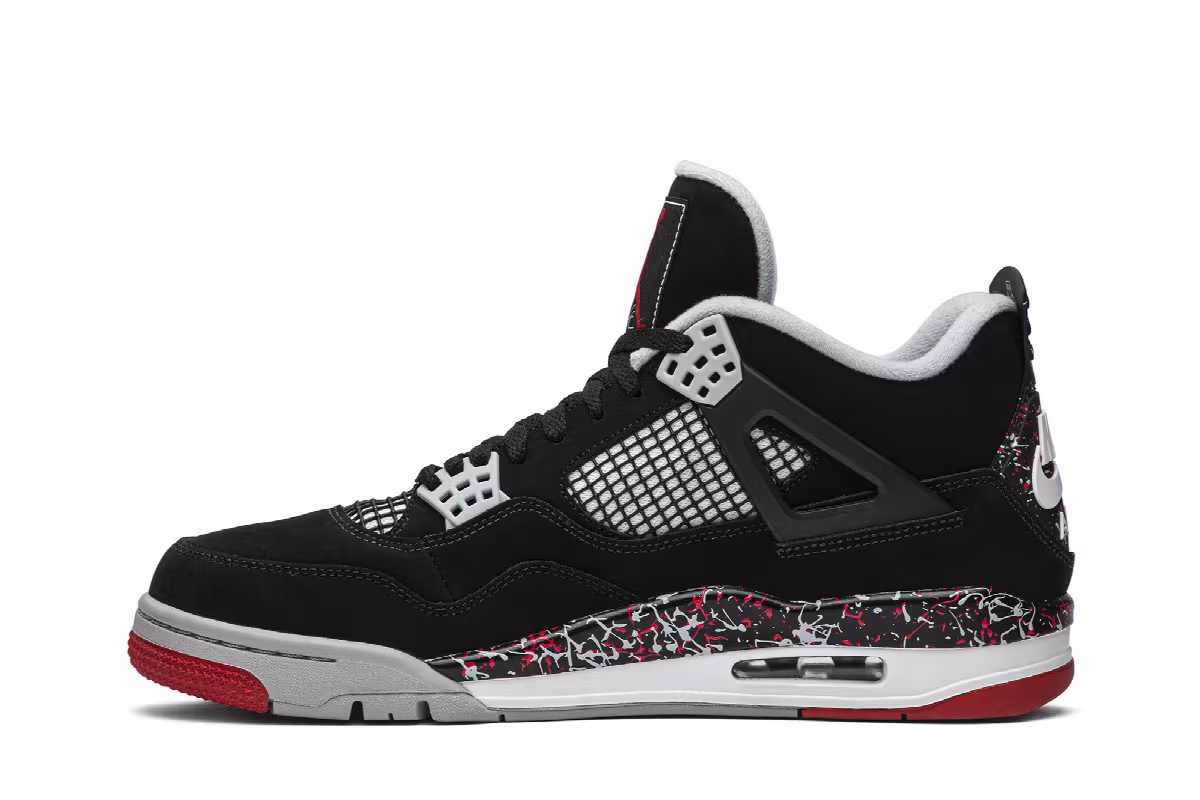 OVO x Air Jordan 4 Splatter, view 4