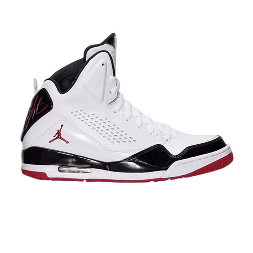 Air Jordan SC-3 White Black Gym Red