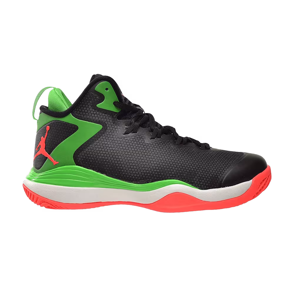 Air Jordan Super.Fly 3 BG Black Green Spark