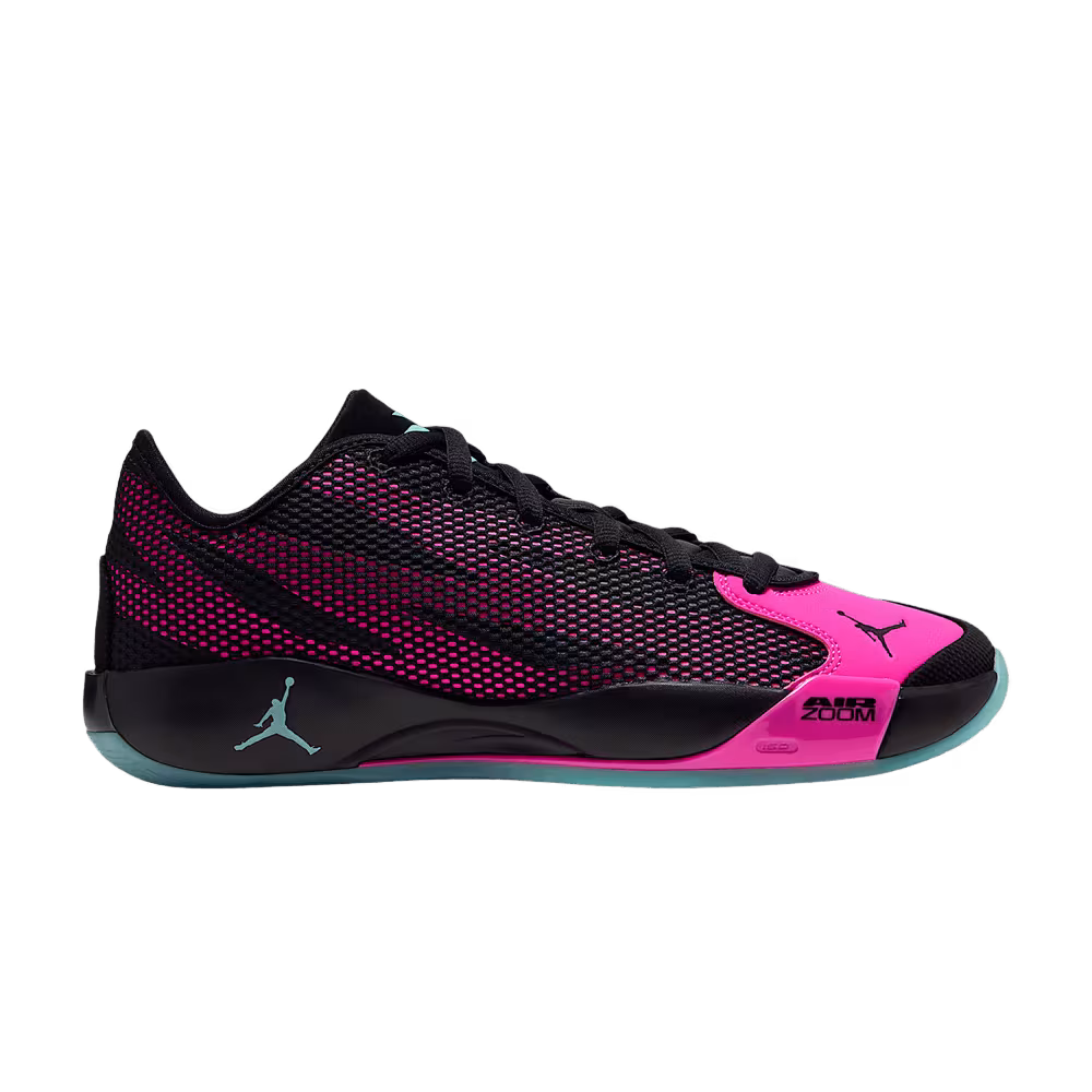 Air Jordan Luka 77 Black Laser Fuchsia Bleached Turquoise
