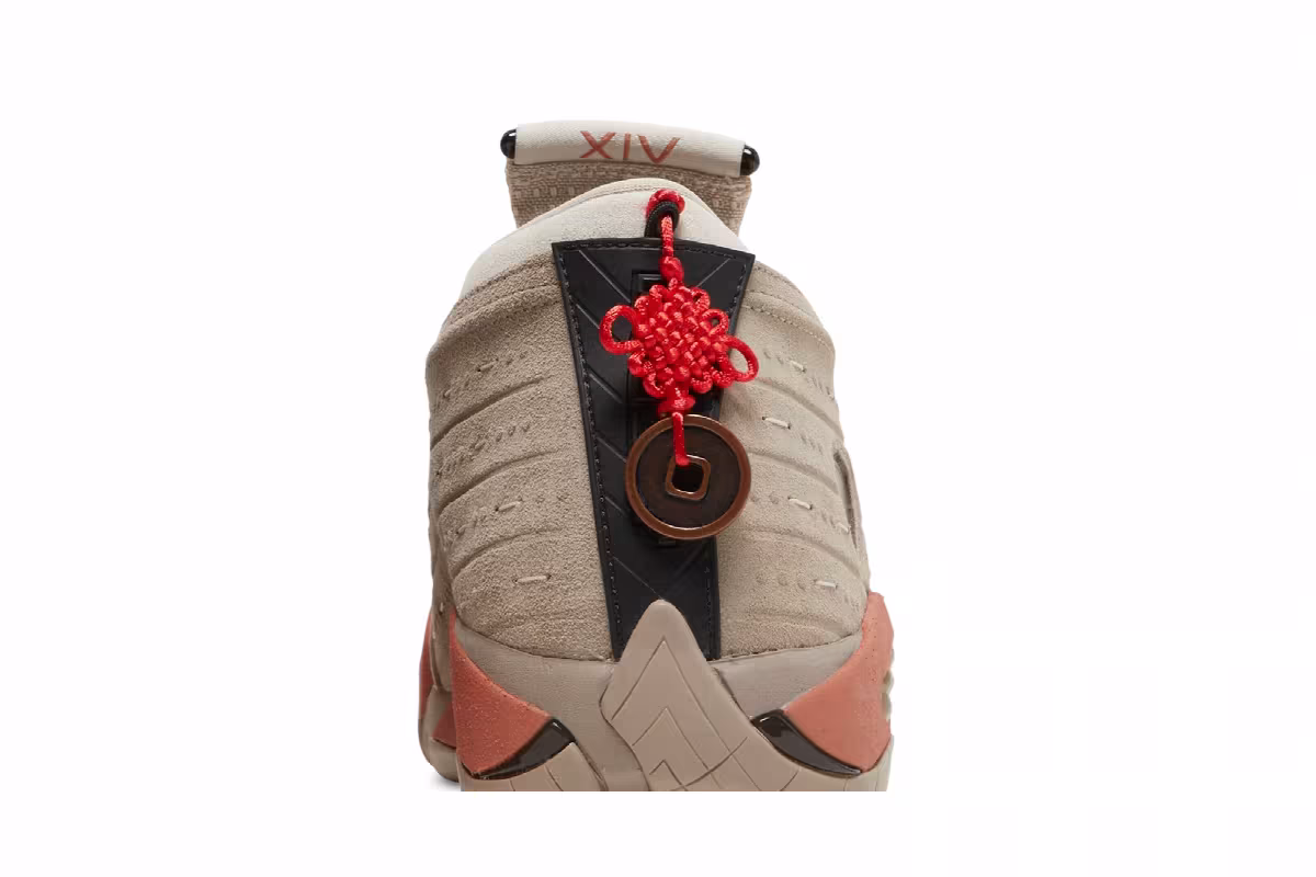 CLOT x Air Jordan 14 Low Terracotta, view 8