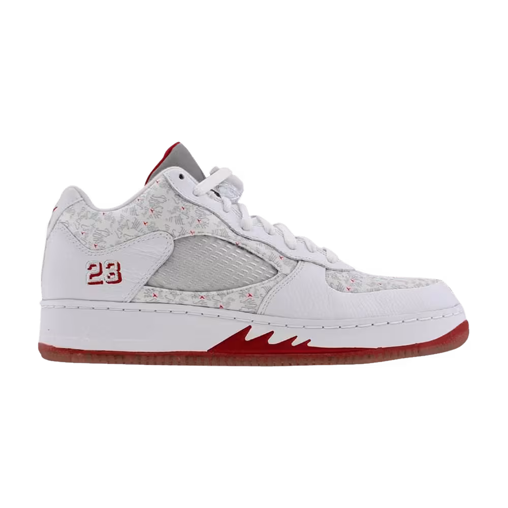 Air Jordan Force 5 Low GS White Varsity Red