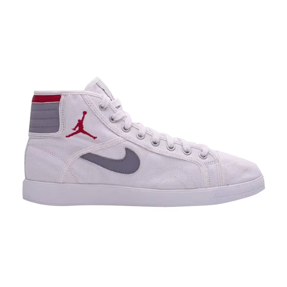 Air Jordan Sky High Canvas White Varsity Red