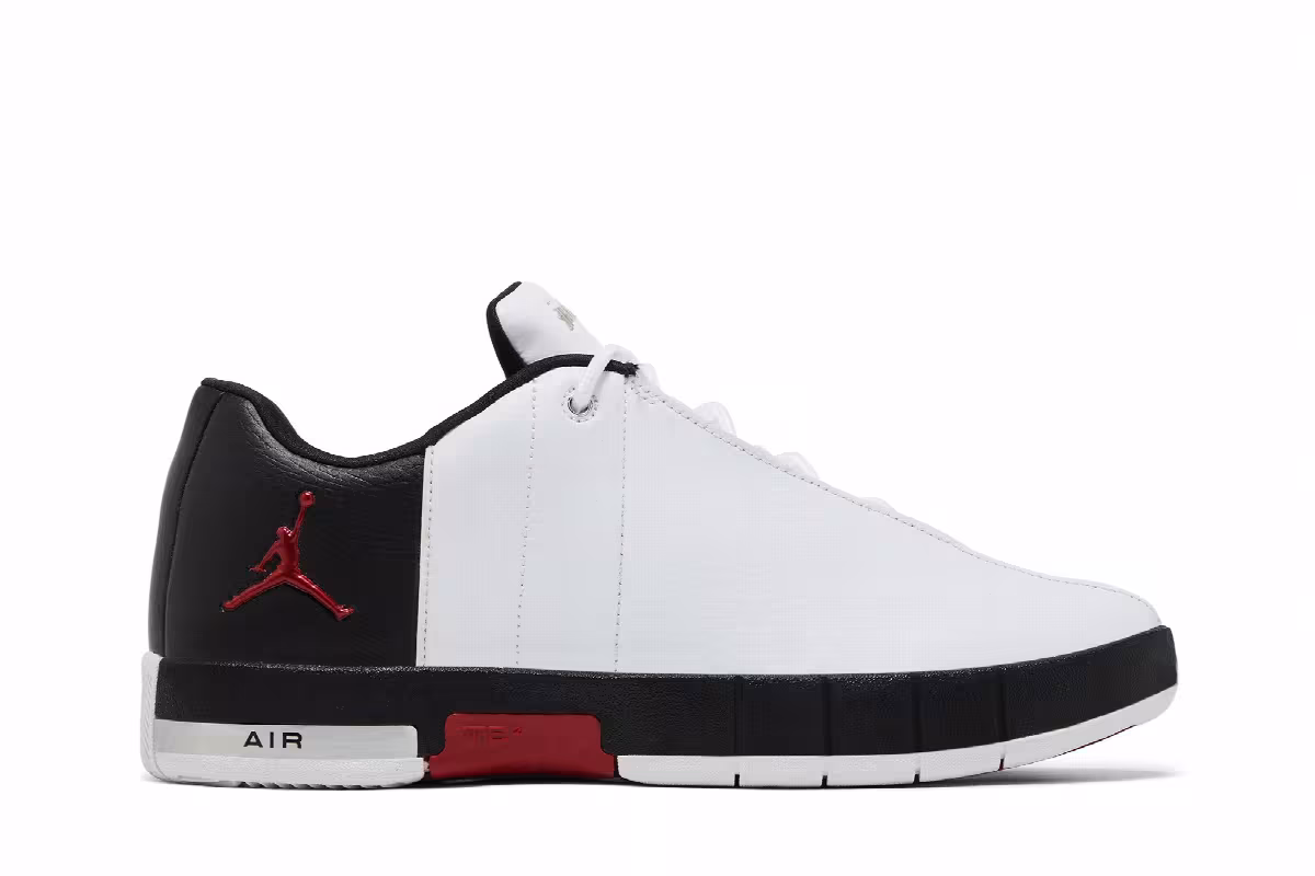 Air Jordan TE 2 Low BG White Gym Red, view 2