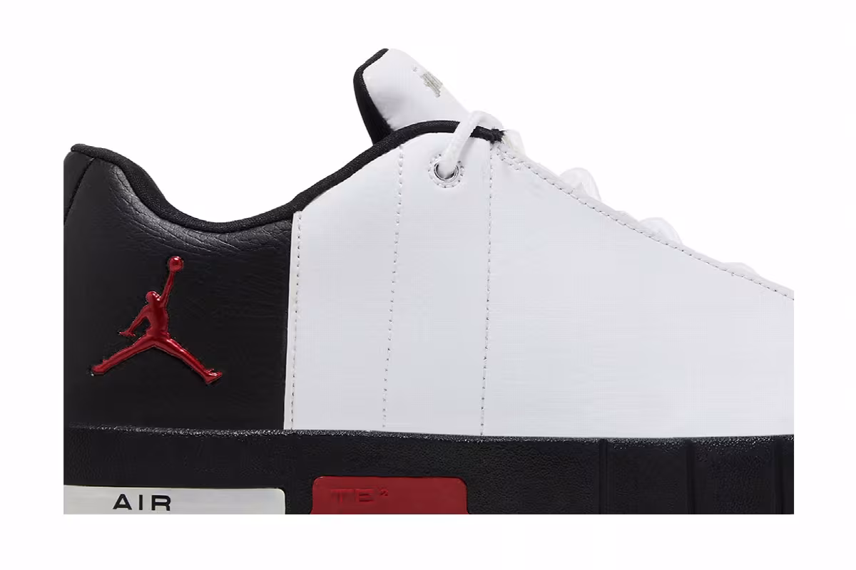 Air Jordan TE 2 Low BG White Gym Red, view 3