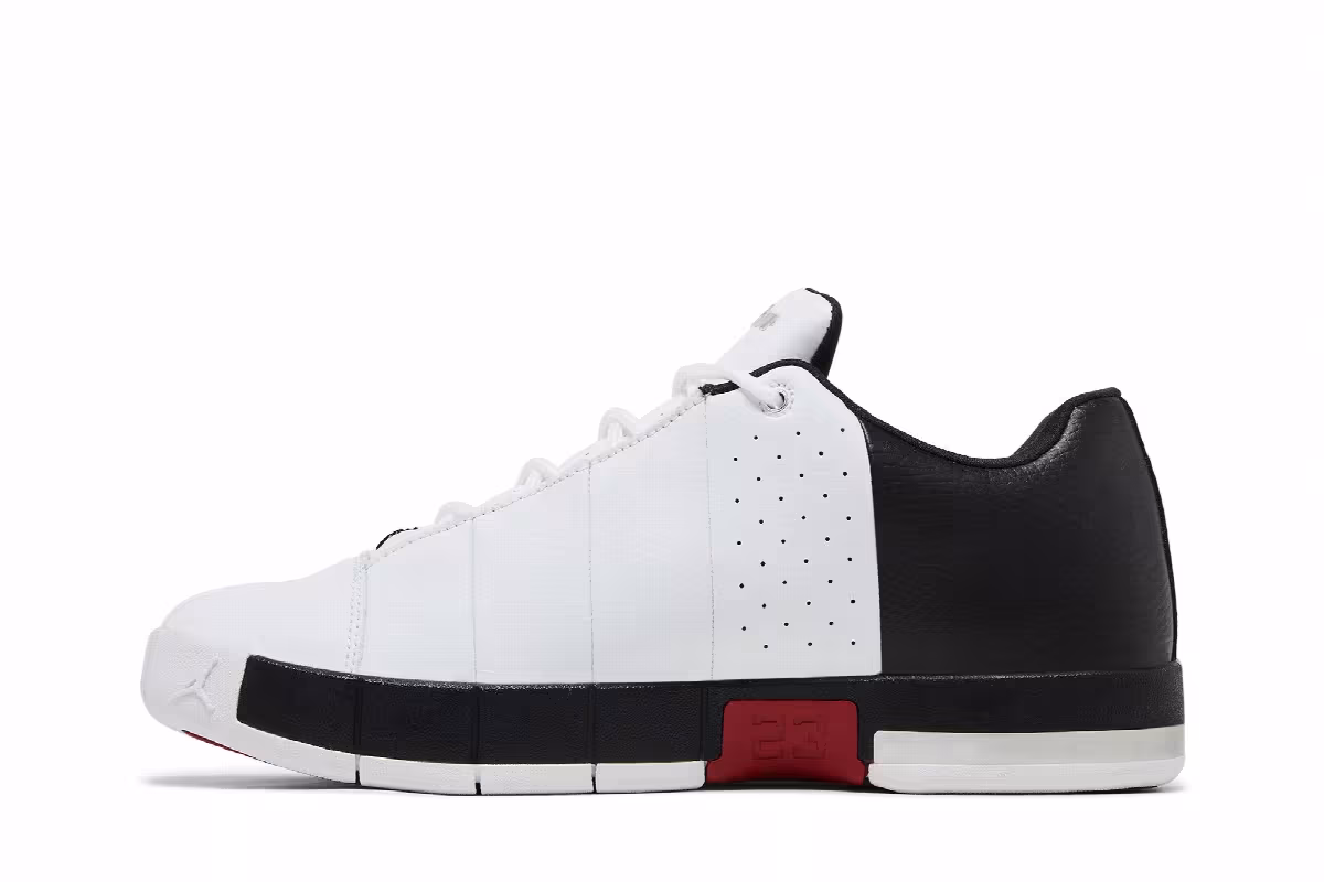 Air Jordan TE 2 Low BG White Gym Red, view 4