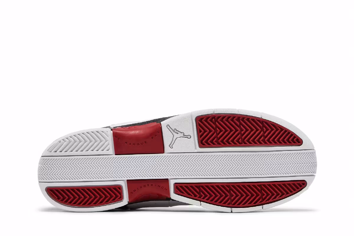 Air Jordan TE 2 Low BG White Gym Red, view 5