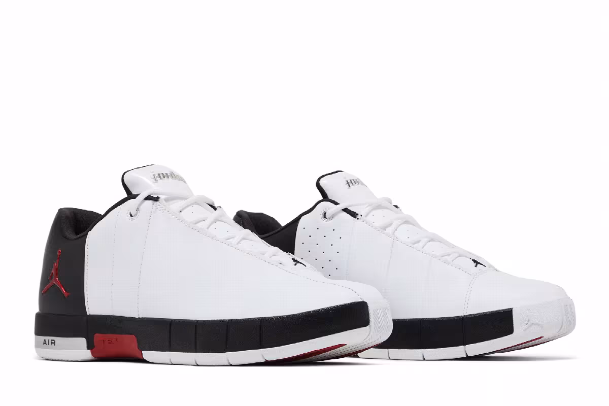 Air Jordan TE 2 Low BG White Gym Red, view 9