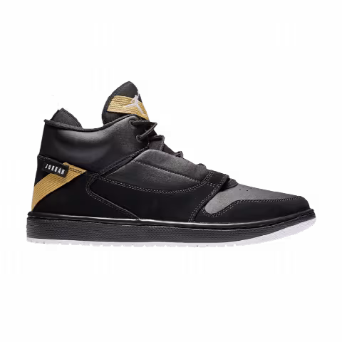 Air Jordan Fadeaway 'Black Metallic Gold'