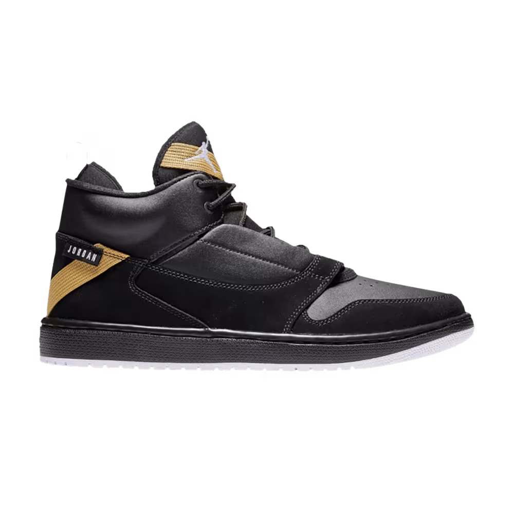 Air Jordan Fadeaway Black Metallic Gold