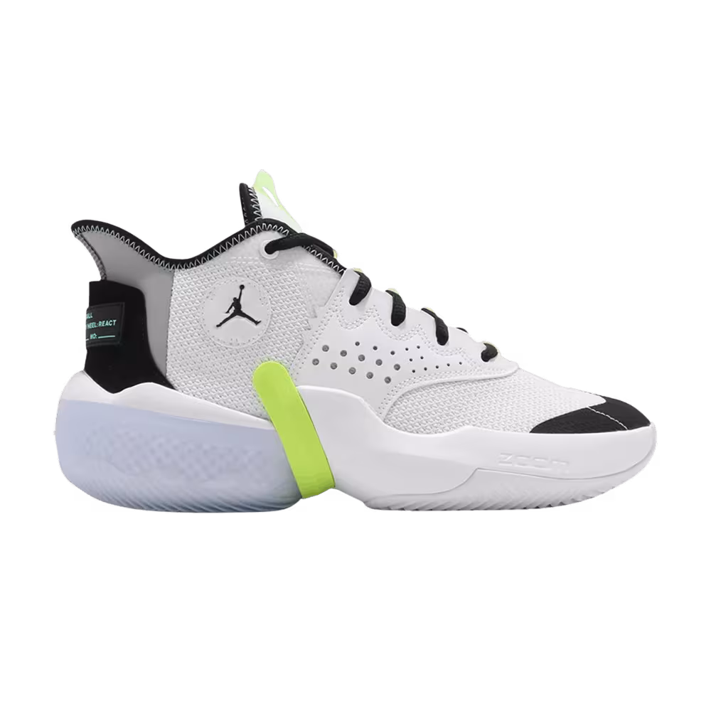 Air Jordan React Elevation White Green Glow