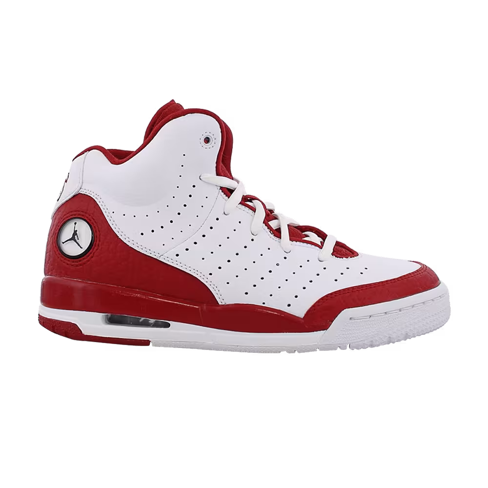 Air Jordan Flight Tradition GS White Gym Red