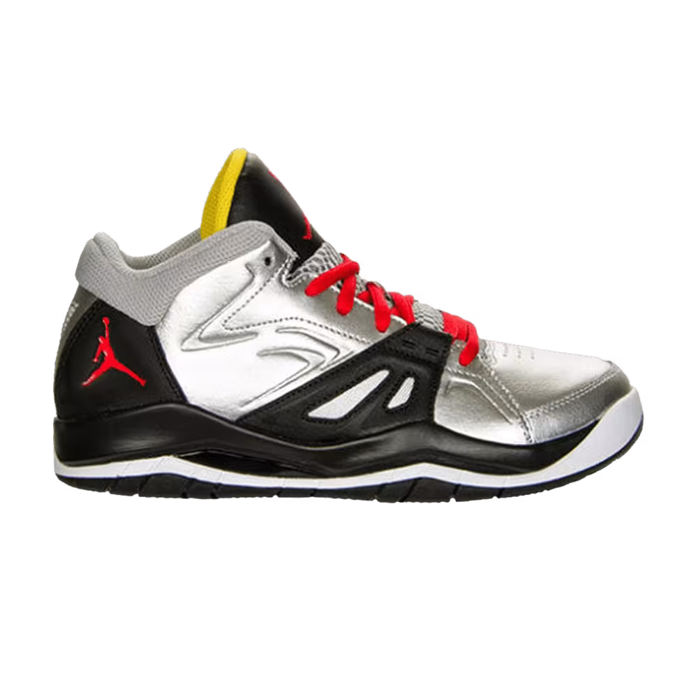 Air Jordan Ace 23 GS Silver Black Red