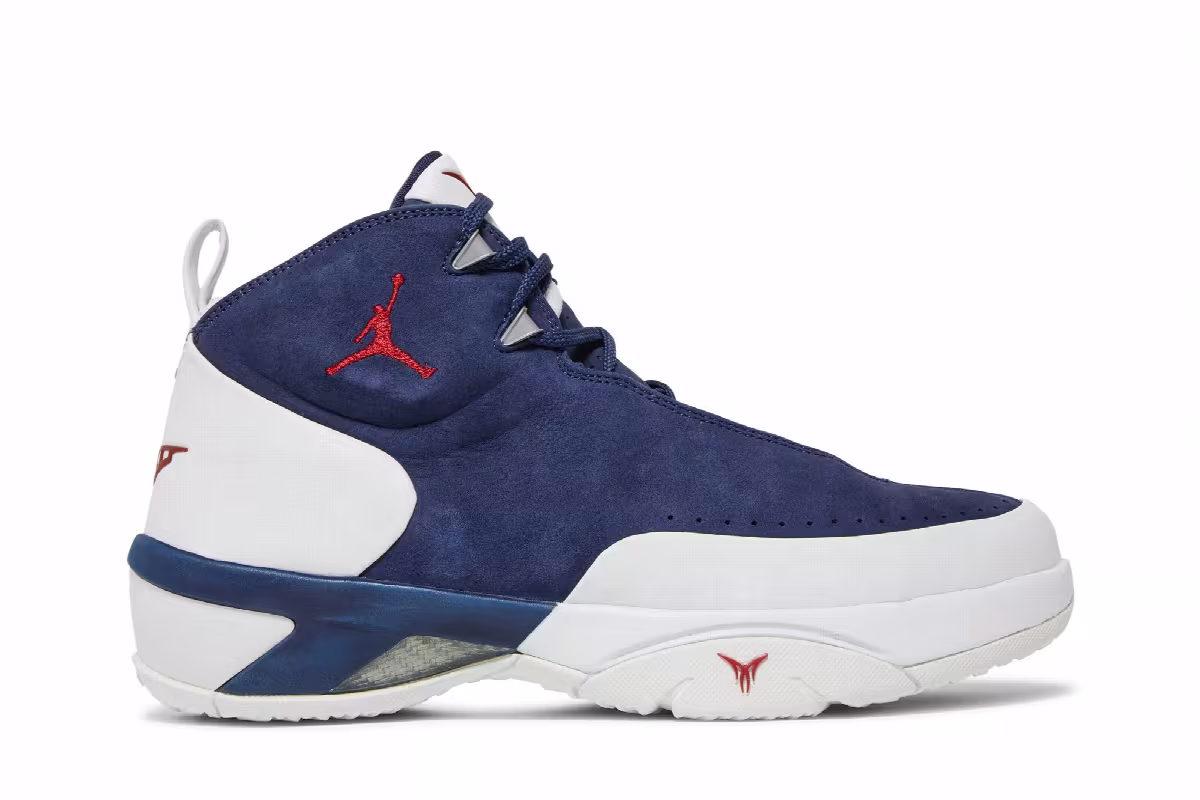 Air Jordan Melo M3 Midnight Navy White, view 2
