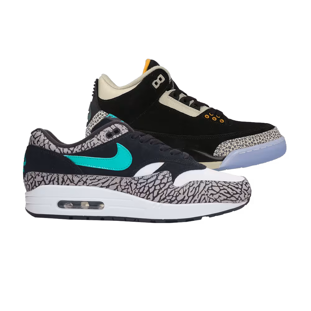 Atmos x Air Jordan 3 & Air Max 1 Safari Pack