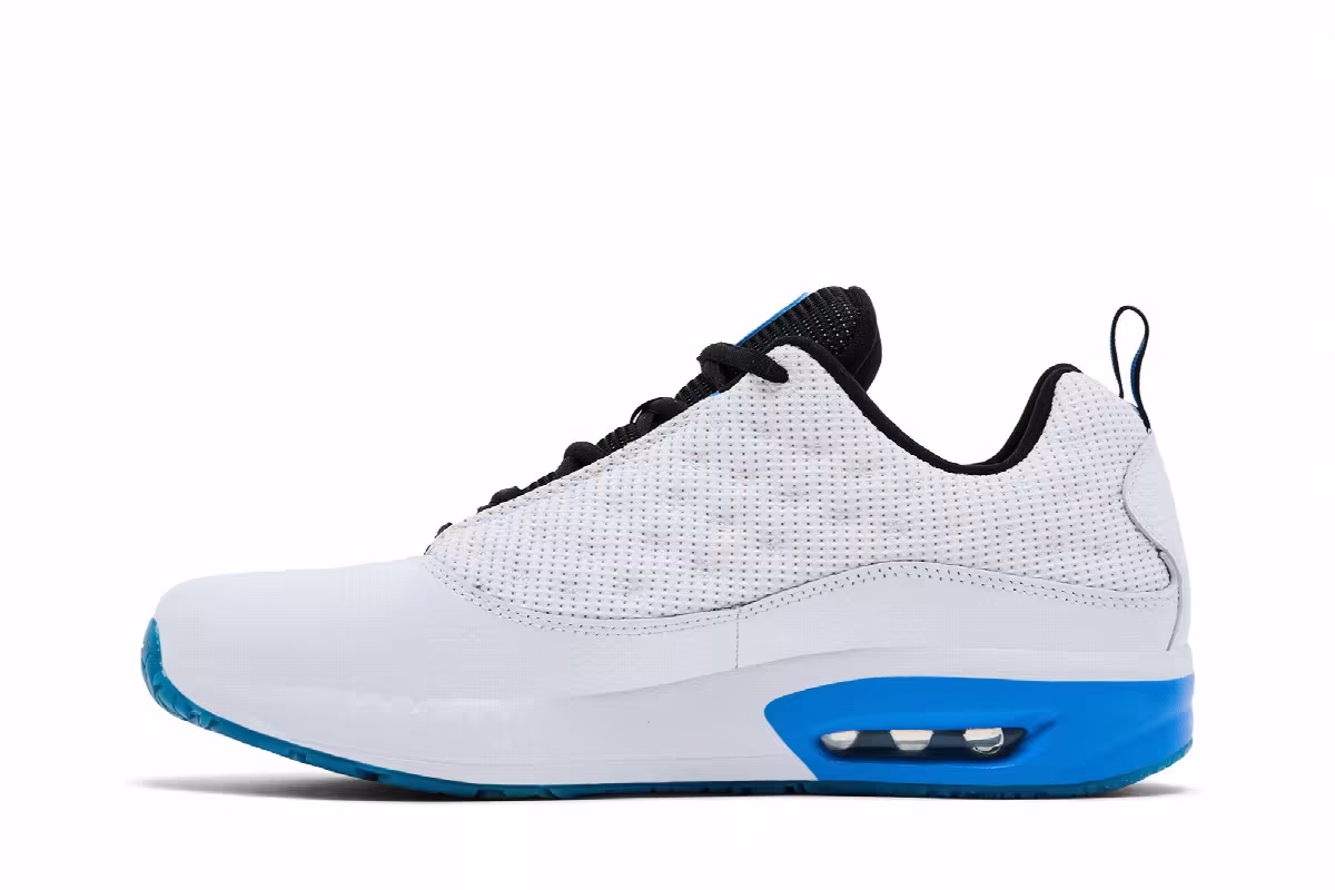 Air Jordan Comfort Viz Air 13 White Italy Blue, view 4