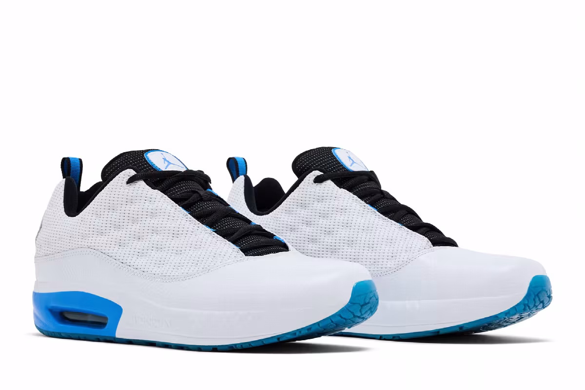 Air Jordan Comfort Viz Air 13 White Italy Blue, view 9