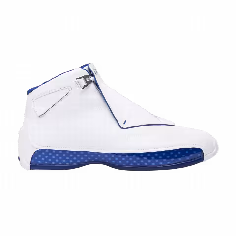 Air Jordan 18 Retro 'White Sport Royal' Sample