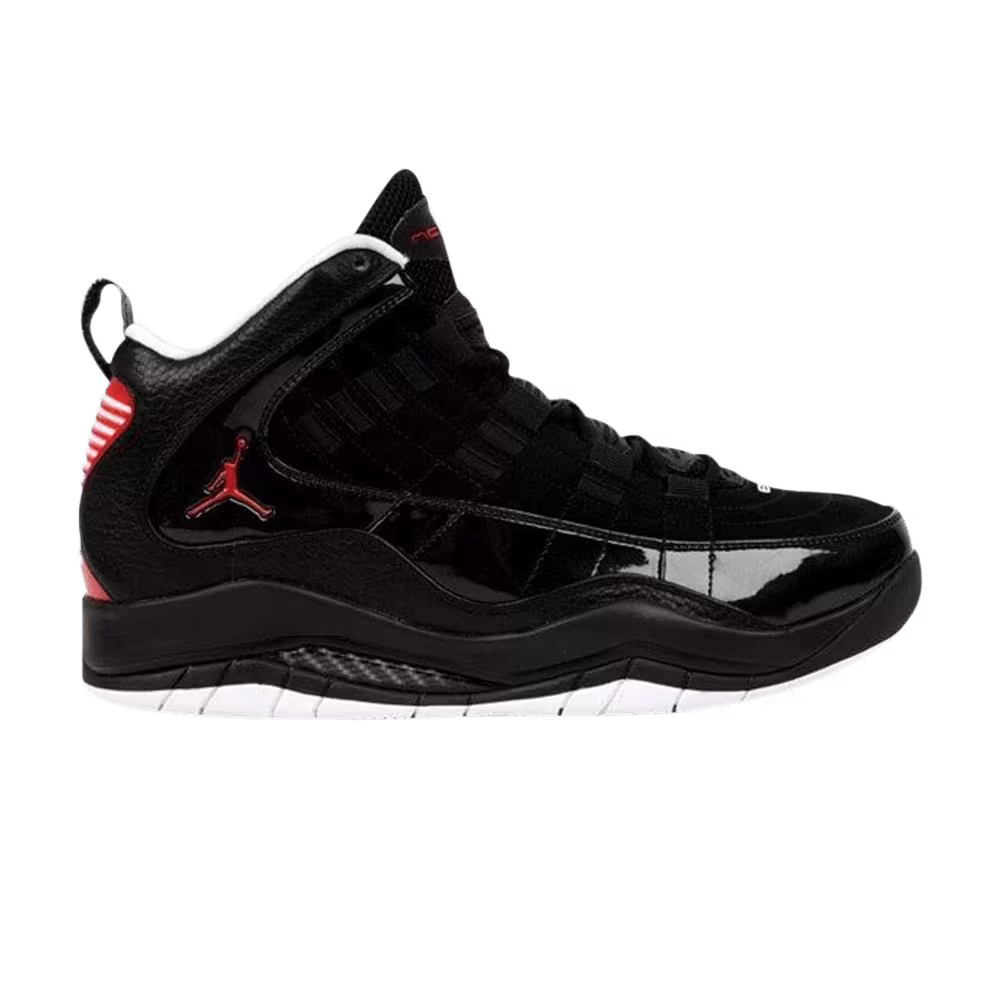 Air Jordan Hallowed Ground Black Varsity Red