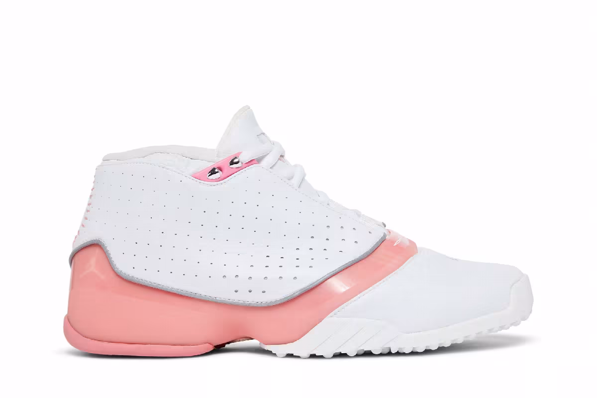 Air Jordan Jumpman Jet White Real Pink, view 2