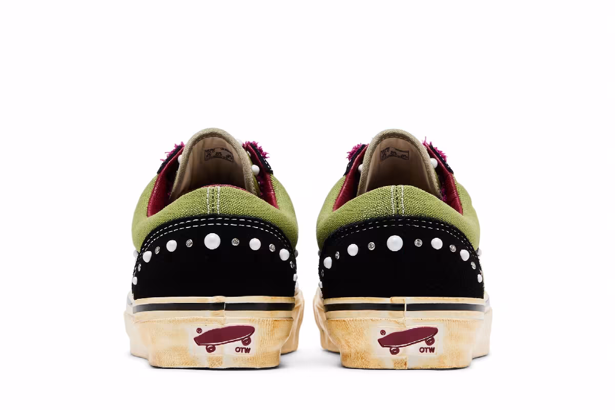 SATOSHI NAKAMOTO x Vans Old Skool Reissue 36 Pearlized Army, view 7
