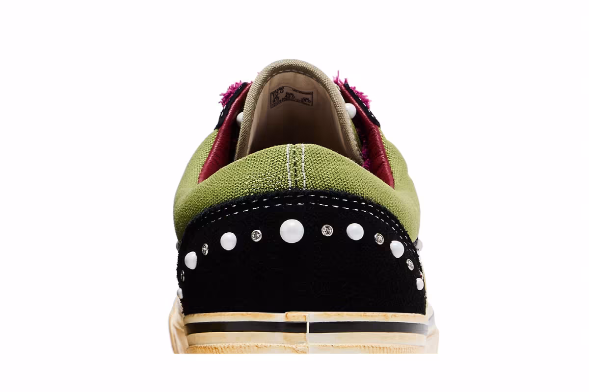 SATOSHI NAKAMOTO x Vans Old Skool Reissue 36 Pearlized Army, view 8