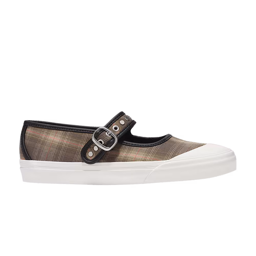 Vans Premium Mary Jane Pro Prep Plaid Pack - Olive Green