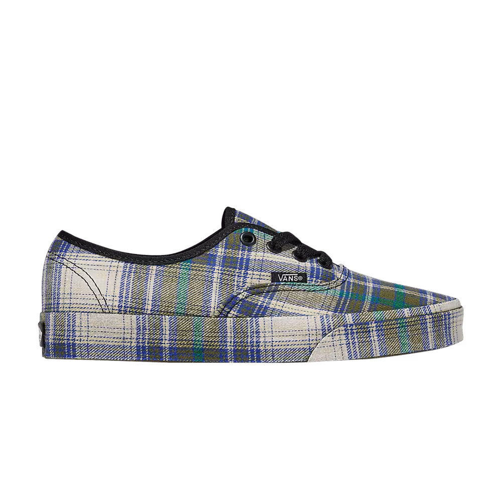 Vans Authentic Rave Plaid Green