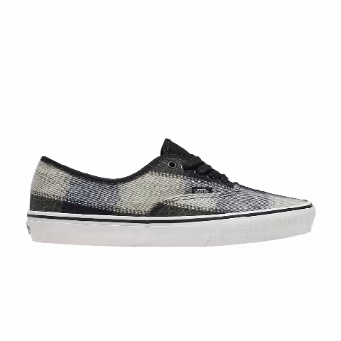 Vans Authentic 'Brushed Plaid - Olive Green Black'