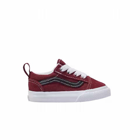 Vans Old Skool Elastic Lace Toddler 'Fat Lace - Madder Brown'