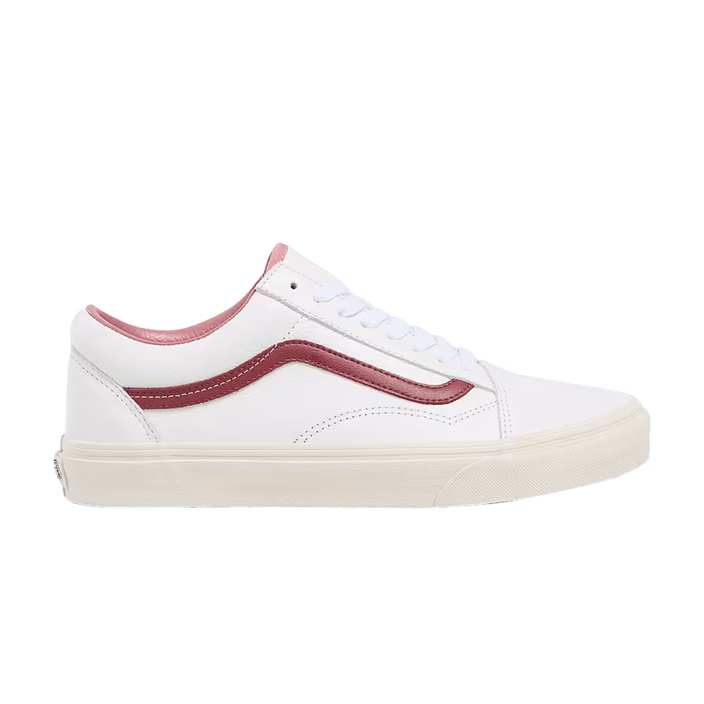 Vans Old Skool Premium Leather - White Russet Brown
