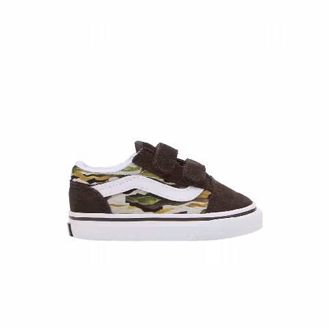 Vans Old Skool V Toddler 'Painted Camo Brown'