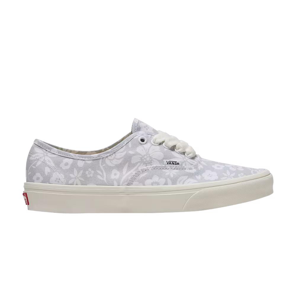Vans Authentic Floral Wood Block White