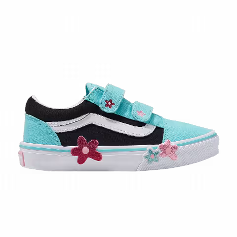 Vans Old Skool V Kids 'Glitter - Flower Power'