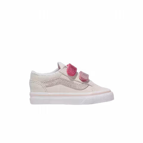 Vans Old Skool V Toddler 'Marshmallow Metallic Pink'