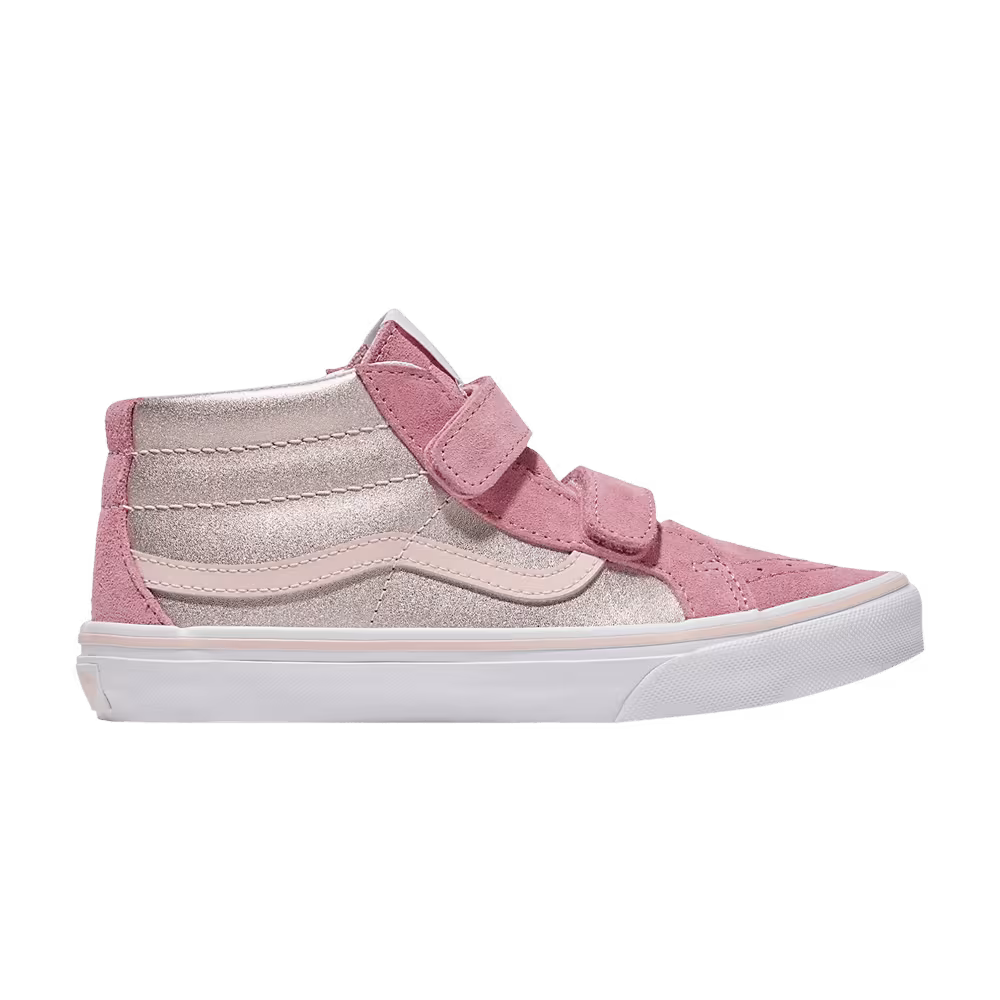 Vans Sk8-Mid V Kids Metallic Pink
