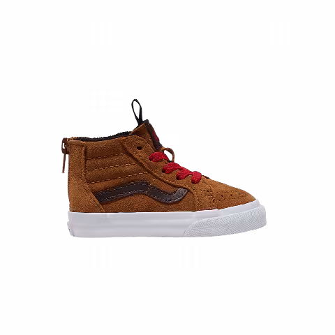 Vans Sk8-Hi Zip Toddler 'Glazed Ginger Brown'