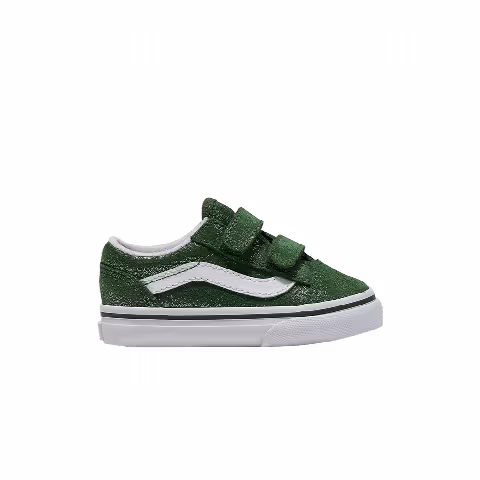 Vans Old Skool V Toddler 'Tinsel Suede Green'