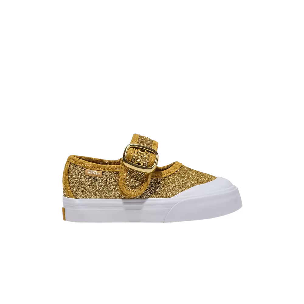 Vans Mary Jane Toddler Glitter - Champagne Gold Yellow