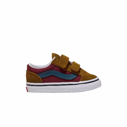 Vans Old Skool V Toddler 'Brown Red'